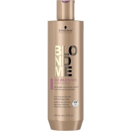 Šampūns plāniem un normāliem matiem SCHWARZKOPF BLONDME ALL BLONDES LIGHT, 300ml cena un informācija | Šampūni | 220.lv