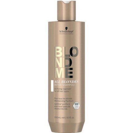 Detoksicējošs šampūns SCHWARZKOPF BLONDME ALL BLONDES DETOX, 300ml cena un informācija | Šampūni | 220.lv