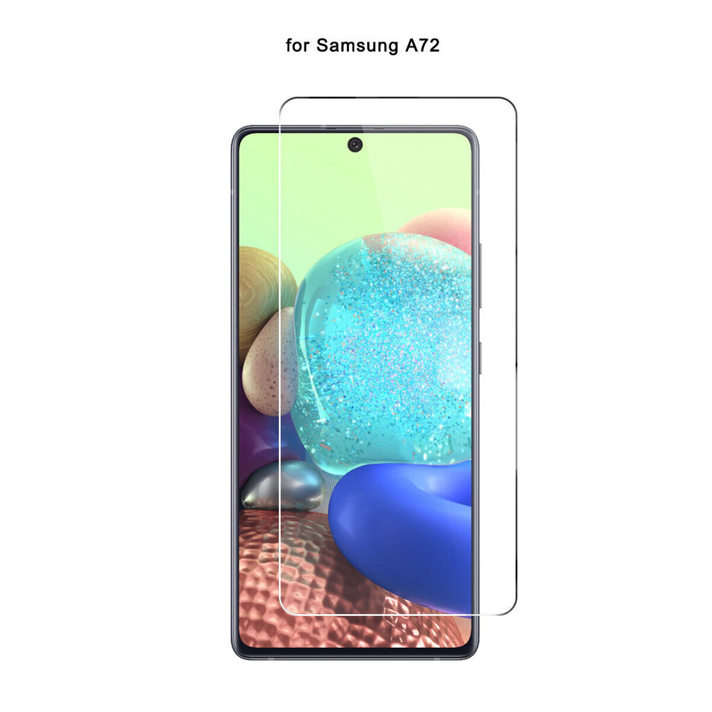 Ekrāna aizsargstikls Soundberry Basic paredzēts Samsung Galaxy A72/A72 5G cena un informācija | Ekrāna aizsargstikli | 220.lv