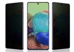 Ekrāna aizsargstikls Soundberry Privacy 5D paredzēts Samsung Galaxy A72/A72 5G, full screen cover cena un informācija | Ekrāna aizsargstikli | 220.lv