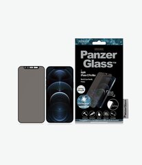 Защитная пленка PanzerGlass Privacy Camera Slider Fashion Edition Swarovski Apple iPhone 12/12 Pro, антибактериальная цена и информация | Защитные пленки для телефонов | 220.lv