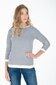 Tom Tailor sieviešu pulovers 1017277*26033, tumši zils/balts cena un informācija | Sieviešu džemperi | 220.lv