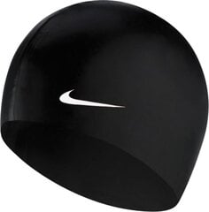 Peldēšanas cepure Nike Os Solid WM 93060-011, melns cena un informācija | Peldcepures | 220.lv
