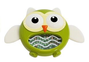 Прорезыватель для зубов - погремушка Сова, зеленый цена и информация | Игрушки для малышей | 220.lv