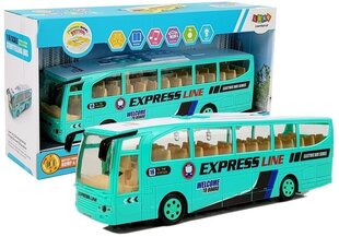 Автобус туристический с аккумуляторами, бирюзовый, 30 см цена и информация | Игрушки для мальчиков | 220.lv
