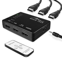 Interaktīvie risinājumi Media-tech       MT5207 5xHDMI switch 4K cena un informācija | Adapteri un USB centrmezgli | 220.lv