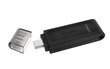 MEMORY DRIVE FLASH USB-C 128GB/DT70/128GB KINGSTON cena un informācija | USB Atmiņas kartes | 220.lv