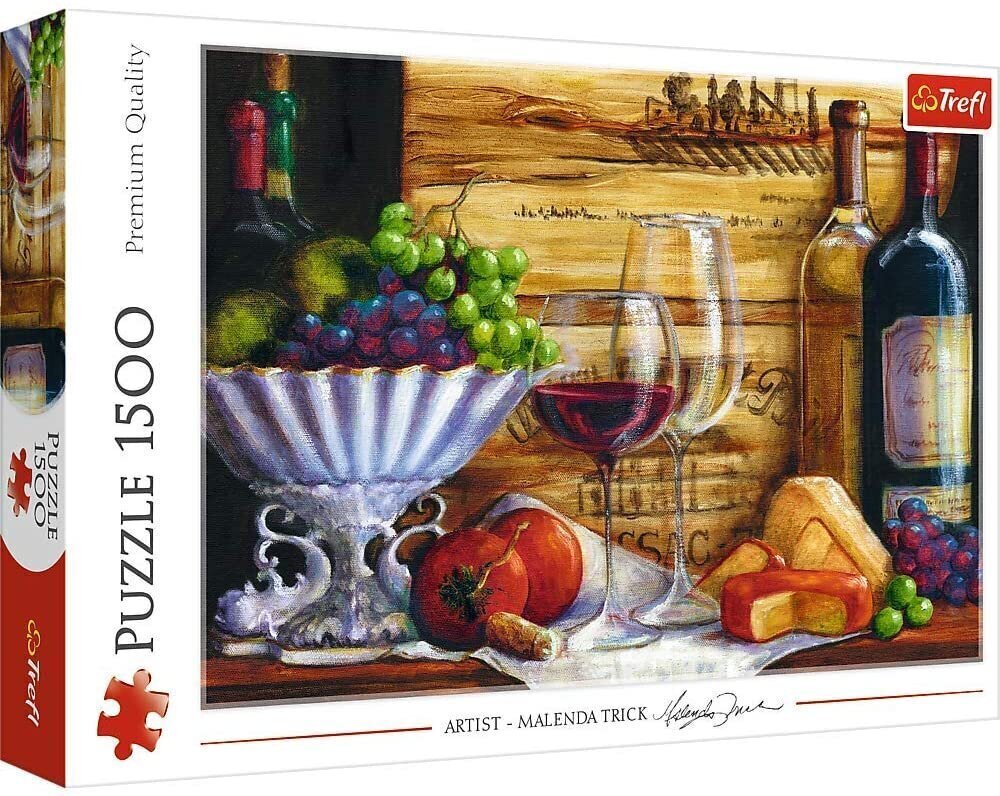 Puzle Trefl „Vīns“, 1500 d. цена и информация | Puzles, 3D puzles | 220.lv