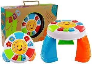 Izglītojošs bērnu galds Lean Toys cena un informācija | Rotaļlietas zīdaiņiem | 220.lv