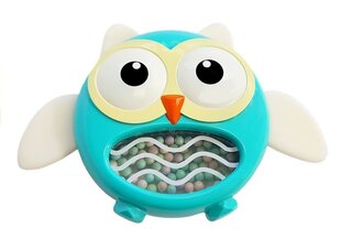 Pūce Baby Rattle Teether zils цена и информация | Игрушки для малышей | 220.lv