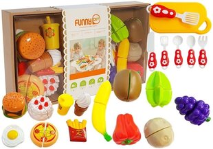 Детский набор овощей и фруктов для нарезки цена и информация | Игрушки для девочек | 220.lv