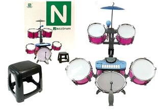 5 барабанов с микрофоном - розовый цвет цена и информация | Игрушки для мальчиков | 220.lv