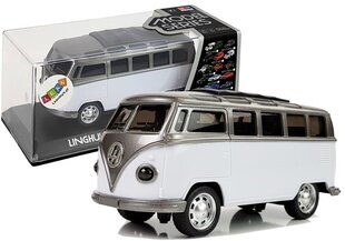 Автобус белый с подсветкой и звуком Resorak  цена и информация | Игрушки для мальчиков | 220.lv