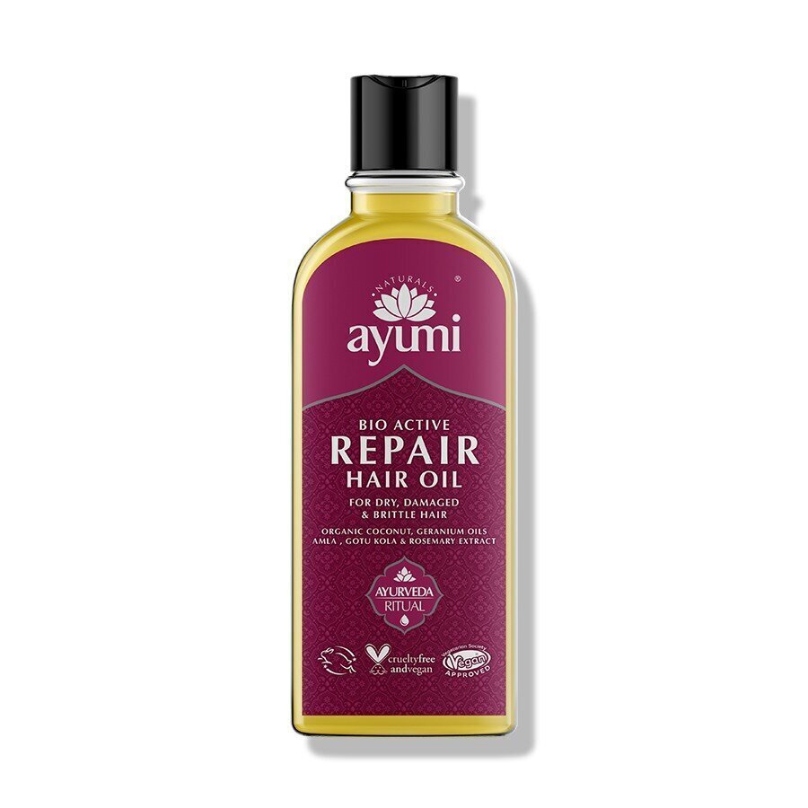 Atjaunojoša matu eļļa Ayumi Bio Active Repair, 150 ml cena un informācija | Matu uzlabošanai | 220.lv