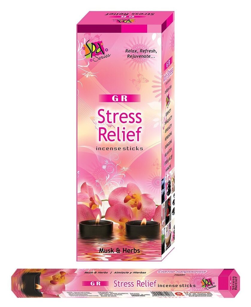 Aromātiskie kociņi Spa Series Stress Relief, 20 g цена и информация | Mājas aromāti | 220.lv