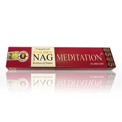 Палочки благовоний Vijayshree Golden Nag Meditation, 15 г цена и информация | Ароматы для дома | 220.lv