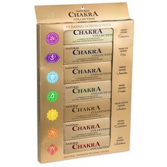 Aromātiskie kociņi Chakra Set 7 Chakra Collection, 15 g cena un informācija | Mājas aromāti | 220.lv