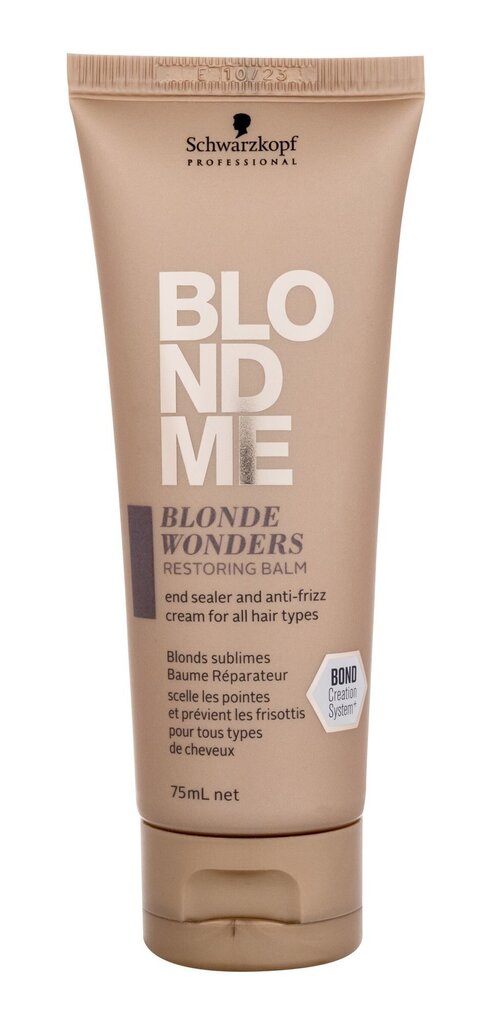 Atjaunojošs matu balzams SCHWARZKOPF BLONDE WONDERS, 75 ml цена и информация | Matu kondicionieri, balzāmi | 220.lv