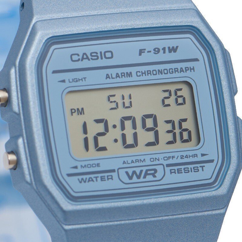 Pulkstenis Casio F-91WS-2EF cena un informācija | Sieviešu pulksteņi | 220.lv