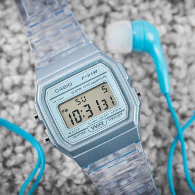 Pulkstenis Casio F-91WS-2EF cena un informācija | Sieviešu pulksteņi | 220.lv