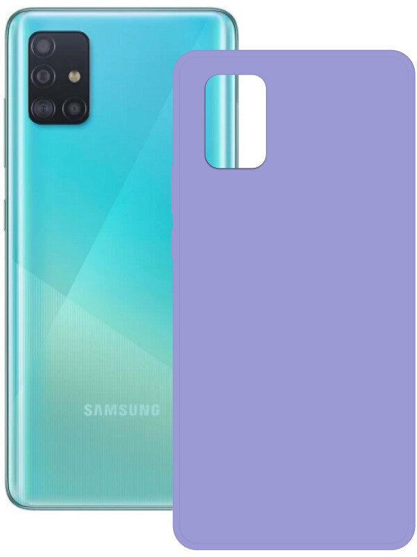 Silk Cover By Ksix, piemērots Samsung Galaxy A52, violets cena un informācija | Telefonu vāciņi, maciņi | 220.lv