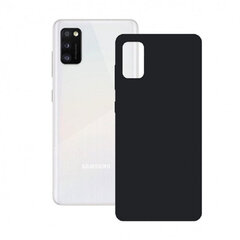 Silk Cover By Ksix для Samsung Galaxy A41, черный цена и информация | Чехлы для телефонов | 220.lv