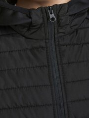 Детская куртка Jack & Jones 12182303*01, черная цена и информация | Свитеры, жилетки, пиджаки для мальчиков | 220.lv
