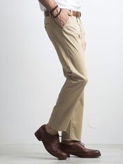 бежевые классические мужские брюки цена и информация | Мужские брюки | 220.lv