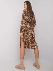 бежевое платье с леопардовым принтом tida och bella цена и информация | Туники | 220.lv