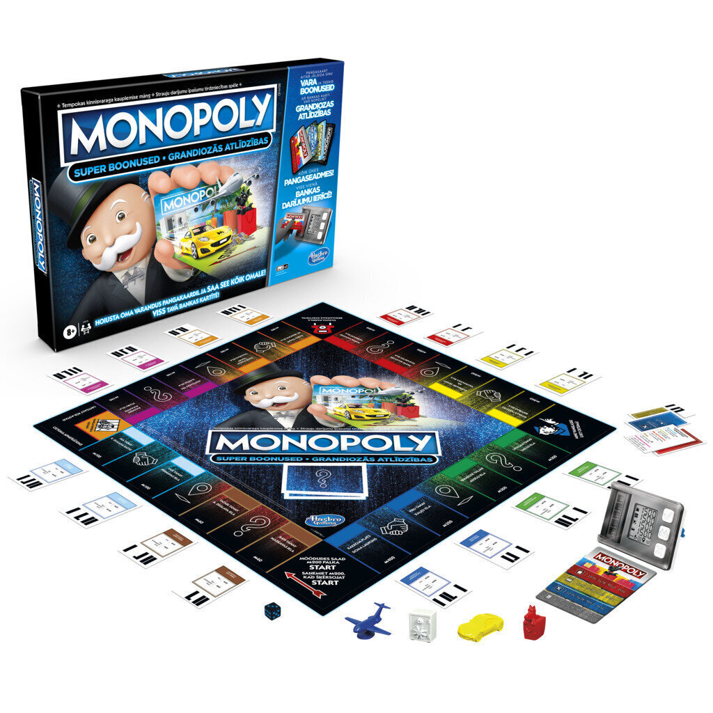 MONOPOLY Настольная игра Монополия Бонусы без границ (на эстонском и  латышском яз.) цена | 220.lv