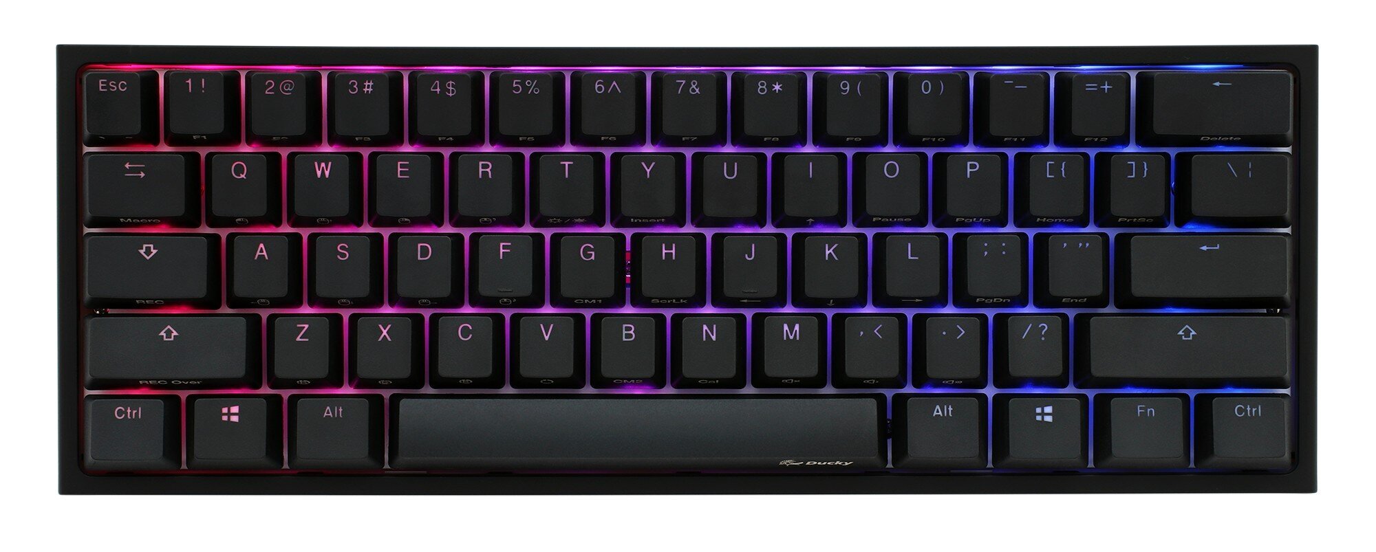 Ducky One 2 Mini RGB Black US Cherry MX Brown Switches cena un informācija | Klaviatūras | 220.lv