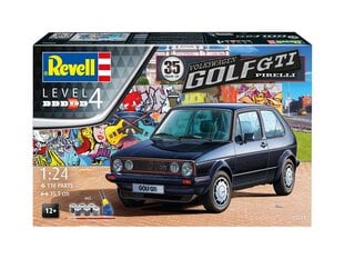 Сборная пластиковая модель Revell - 35 Years VW Golf 1 GTI Pirelli подарочный набор, 1/24, 05694 цена и информация | Kонструкторы | 220.lv