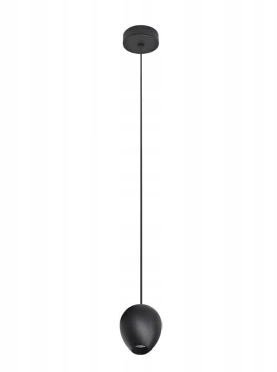 Azzardo piekaramā lampa Ovum Black 1 AZ3095 цена и информация | Piekaramās lampas | 220.lv