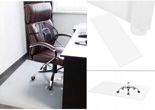 Virsmu aizsargājošs paklājiņš, 1 mm, 140x100 cm, balts cena un informācija | Biroja krēsli | 220.lv