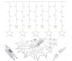 Aizkars Zvaigznītes 138 LED "Smart", silti balts cena un informācija | Ziemassvētku lampiņas, LED virtenes | 220.lv