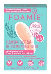 Очищающее мыло от прыщей Foamie Deep Pore Cleansing Don't Spot me now, 60 г цена и информация | Средства для очищения лица | 220.lv