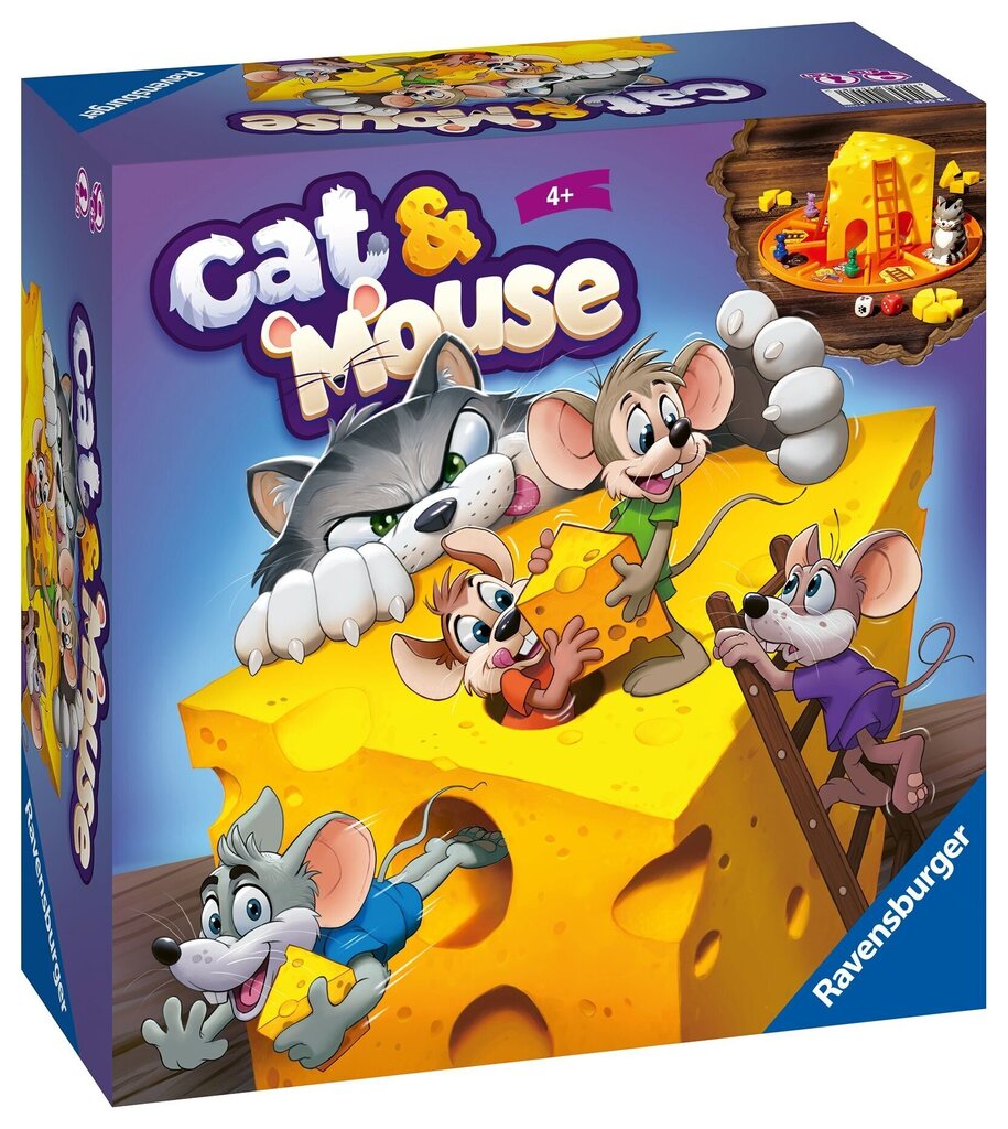 Galda spēle Ravensburger Cat & Mouse, 24558 cena un informācija | Galda spēles | 220.lv