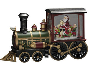 Konstsmide Ziemassvētku gaismas dekorācija Train with Santa cena un informācija | Ziemassvētku dekorācijas | 220.lv
