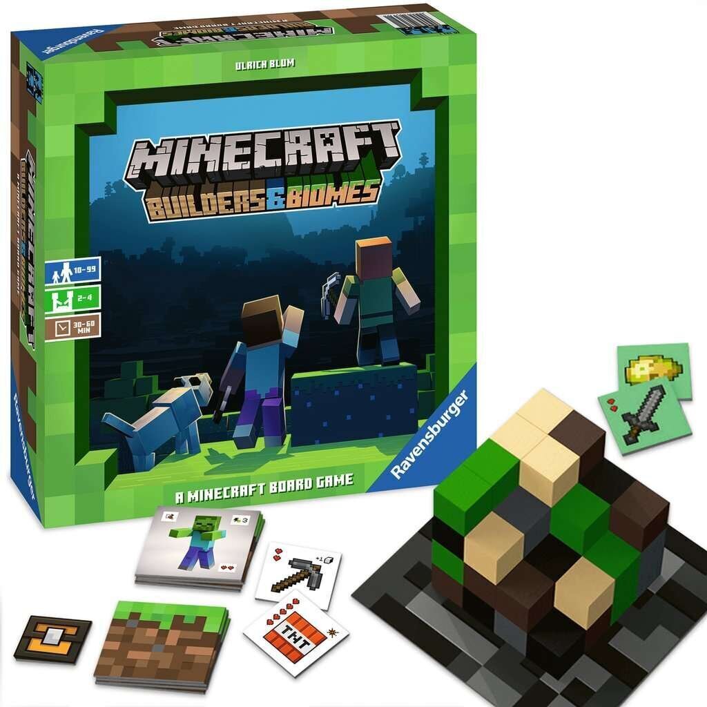 Galda spēle Ravensburger Minecraft Builders & Biomes, 27088 cena un informācija | Galda spēles | 220.lv