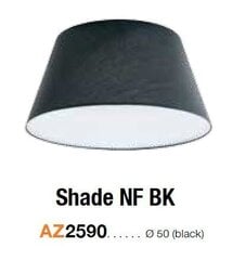 Azzardo gaismekļa plafons Shade NF 50 Black cena un informācija | Lustras | 220.lv
