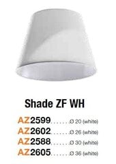 Azzardo gaismekļa plafons Shade ZF 20 White цена и информация | Люстры | 220.lv