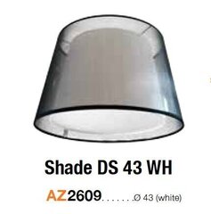 Azzardo gaismekļa plafons Shade DS 43 White cena un informācija | Piekaramās lampas | 220.lv