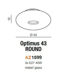 Azzardo потолочный светильник Optimus 43 цена и информация | Потолочный светильник | 220.lv