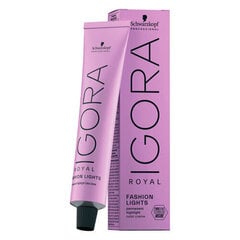 Matu krāsa Schwarzkopf Igora Royal Fashion Lights L-88, 60 ml cena un informācija | Matu krāsas | 220.lv