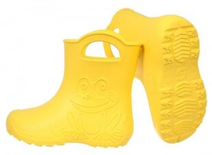 Camminare Frog резиновые сапоги FROG*02, желтый цена и информация | Резиновые сапоги детские | 220.lv