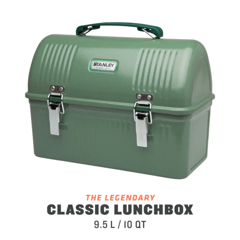 Pusdienu koferis The Legendary Classic Lunchbox, 9,5 L zaļš cena un informācija | Trauki pārtikas uzglabāšanai | 220.lv