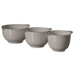Набор чашек для смешиваниям 1.5 + 2 + 2.5 л, светло-серый, 3 шт. цена и информация | Посуда, тарелки, обеденные сервизы | 220.lv