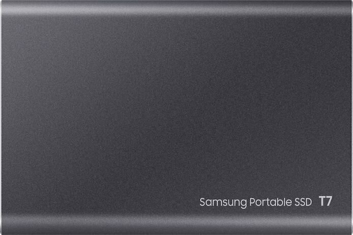 Samsung SSD T7 2TB, Pilka ((MU-PC2T0T/WW) cena un informācija | Ārējie cietie diski | 220.lv