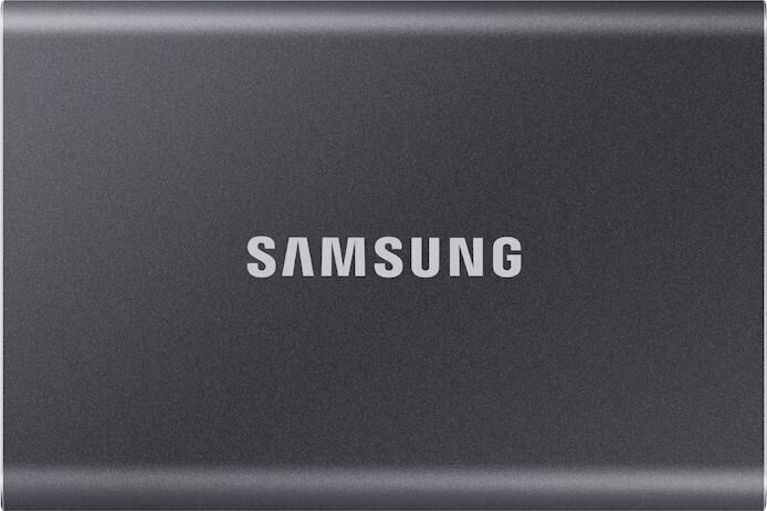 Samsung SSD T7 2TB, Pilka ((MU-PC2T0T/WW) cena un informācija | Ārējie cietie diski | 220.lv