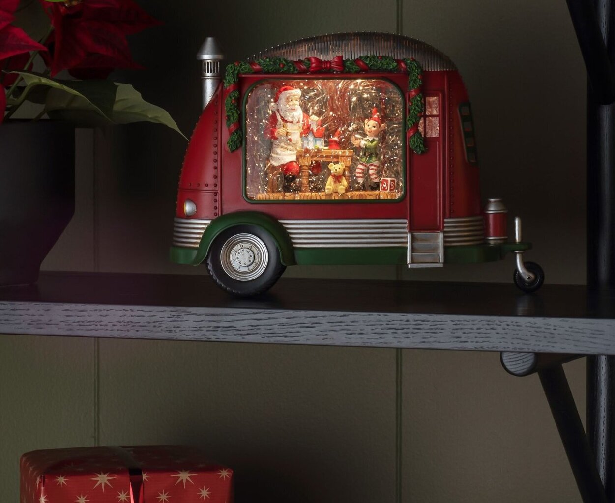 Konstsmide Ziemassvētku gaismas dekorācija Caravan with Santa cena un informācija | Ziemassvētku dekorācijas | 220.lv